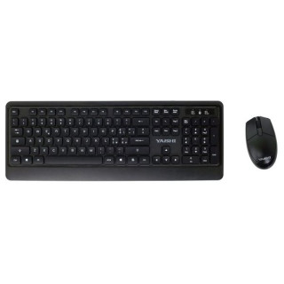YASHI KIT KEYBOARDMOUSE WIRELESS KIT BLACK